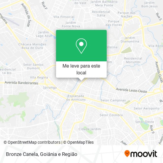Bronze Canela mapa