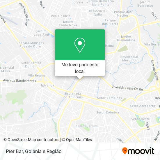 Píer Bar mapa