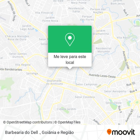 Barbearia do Dell . mapa