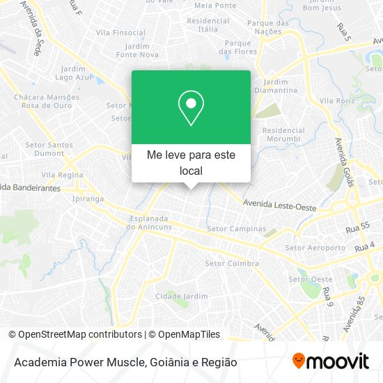 Academia Power Muscle mapa