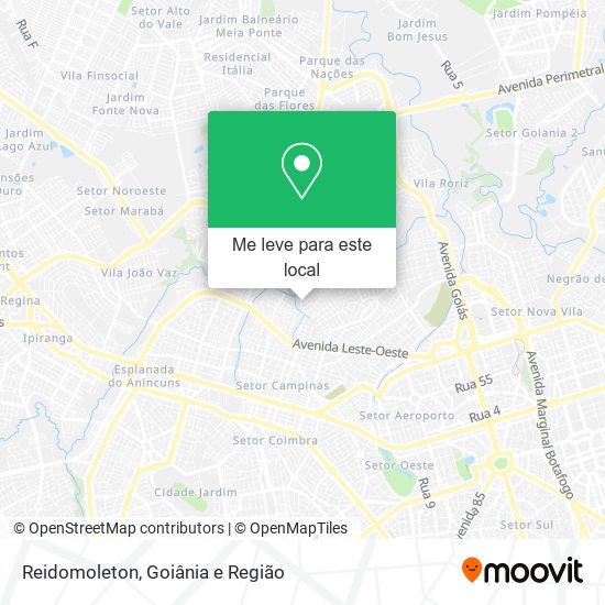 Reidomoleton mapa