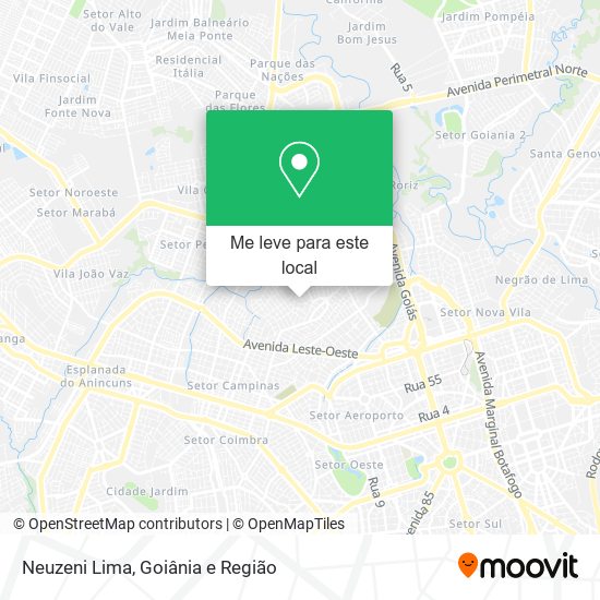 Neuzeni Lima mapa