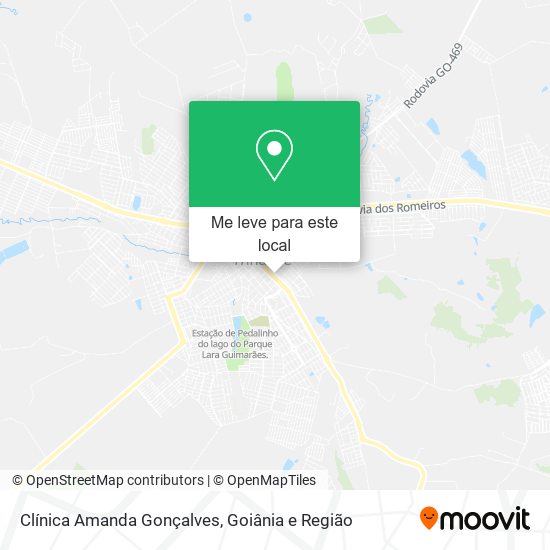 Clínica Amanda Gonçalves mapa