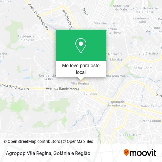 Agropop Vila Regina mapa