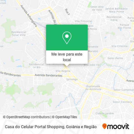 Casa do Celular Portal Shopping mapa