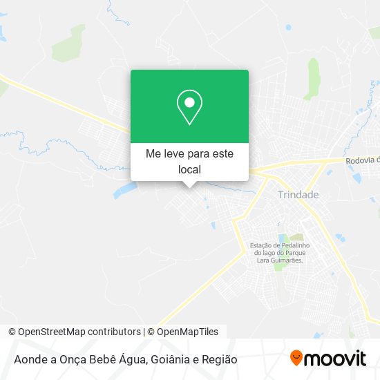 Aonde a Onça Bebê Água mapa