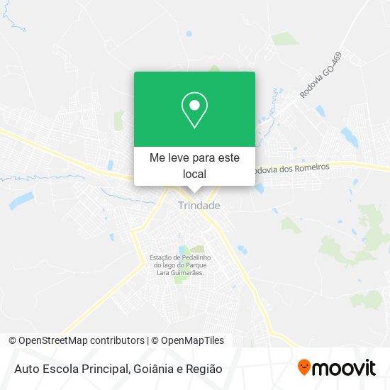 Auto Escola Principal mapa