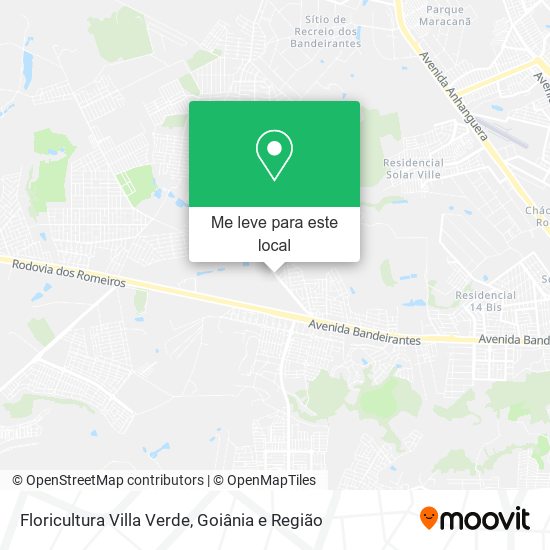 Floricultura Villa Verde mapa