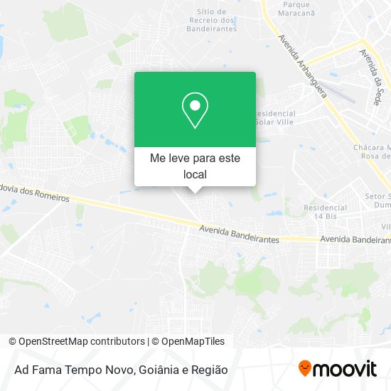 Ad Fama Tempo Novo mapa