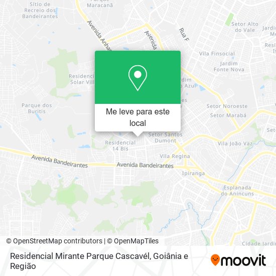 Residencial Mirante Parque Cascavél mapa