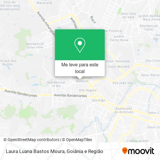 Laura Luana Bastos Moura mapa