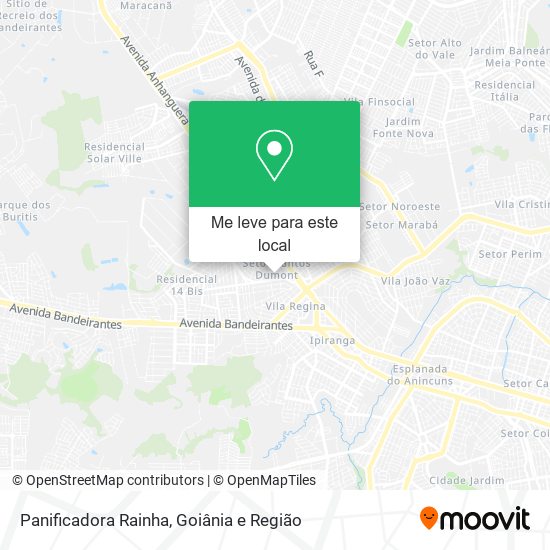 Panificadora Rainha mapa