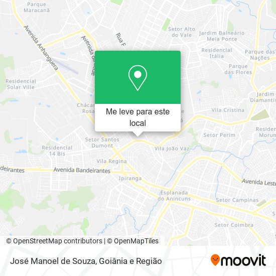 José Manoel de Souza mapa