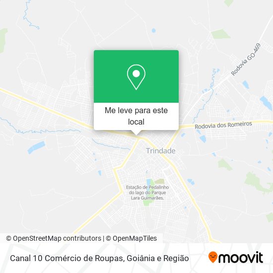 Canal 10 Comércio de Roupas mapa