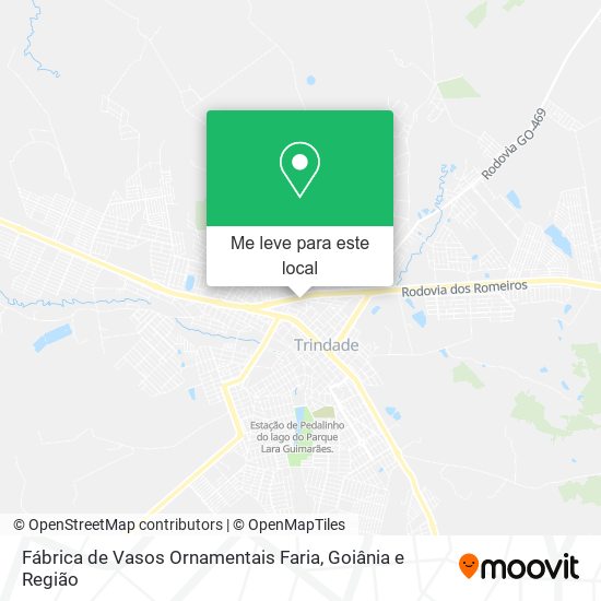 Fábrica de Vasos Ornamentais Faria mapa