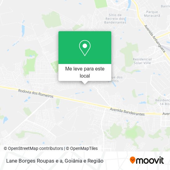 Lane Borges Roupas e a mapa
