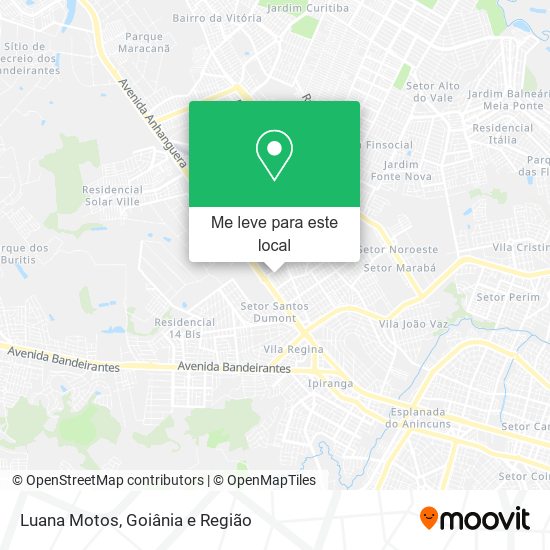Luana Motos mapa