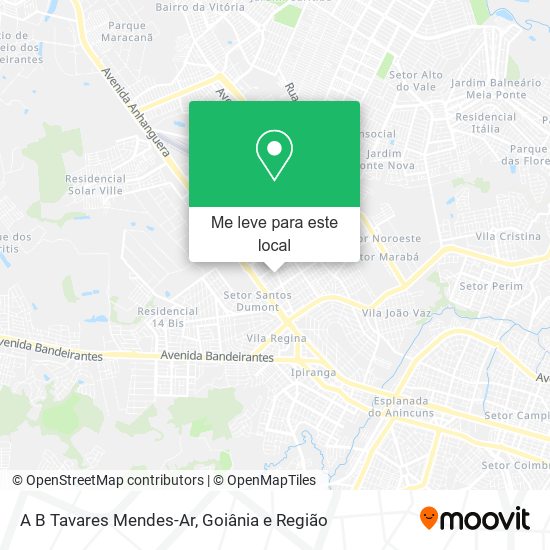 A B Tavares Mendes-Ar mapa