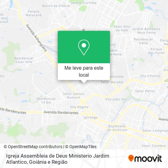 Igreja Assembleia de Deus Ministerio Jardim Atlantico mapa