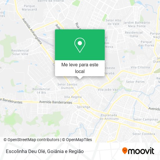 Escolinha Deu Olé mapa