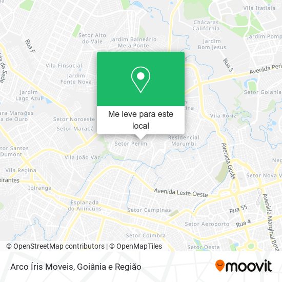 Arco Íris Moveis mapa