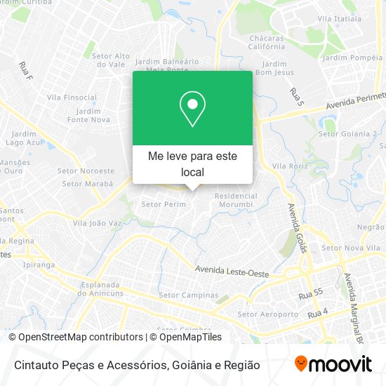 Cintauto Peças e Acessórios mapa