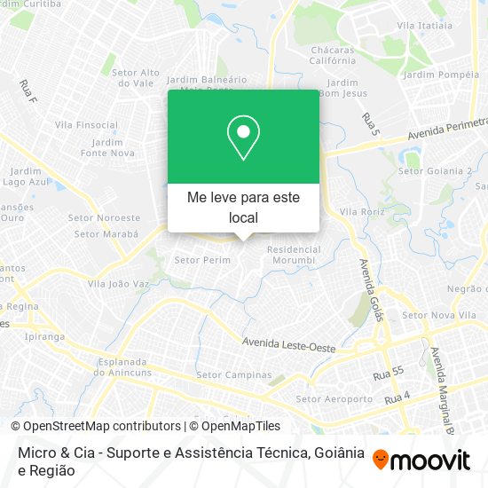 Micro & Cia - Suporte e Assistência Técnica mapa