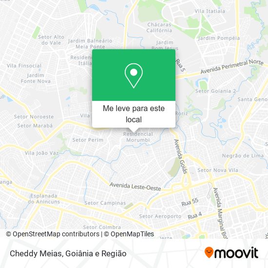 Cheddy Meias mapa