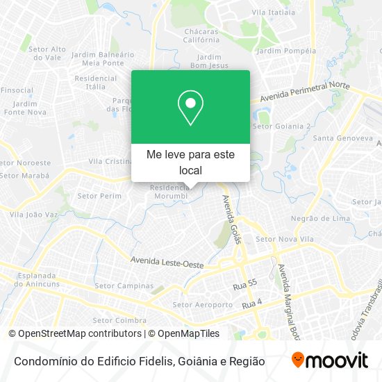 Condomínio do Edificio Fidelis mapa