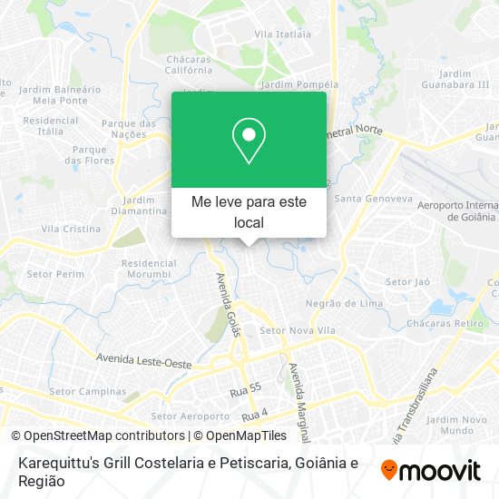 Karequittu's Grill Costelaria e Petiscaria mapa