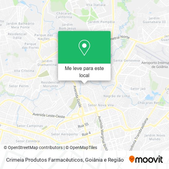 Crimeia Produtos Farmacêuticos mapa