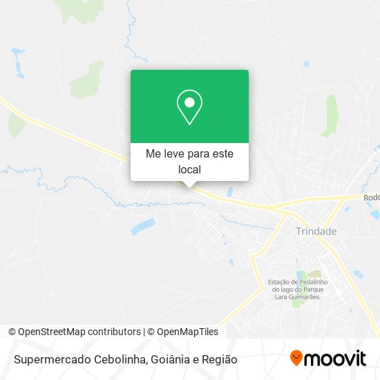 Supermercado Cebolinha mapa