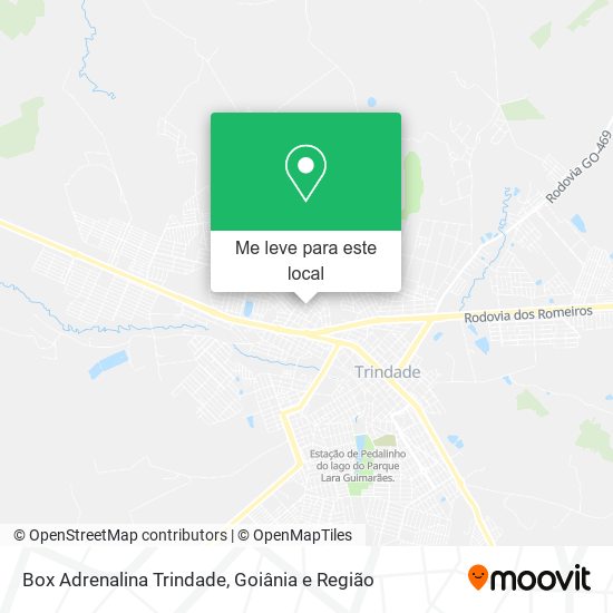 Box Adrenalina Trindade mapa