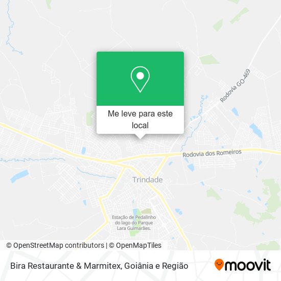 Bira Restaurante & Marmitex mapa