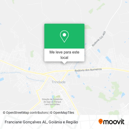 Franciane Gonçalves AL mapa