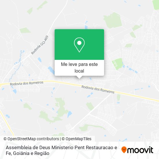 Assembleia de Deus Ministerio Pent Restauracao e Fe mapa