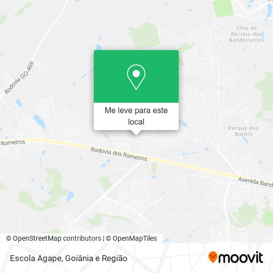 Escola Agape mapa