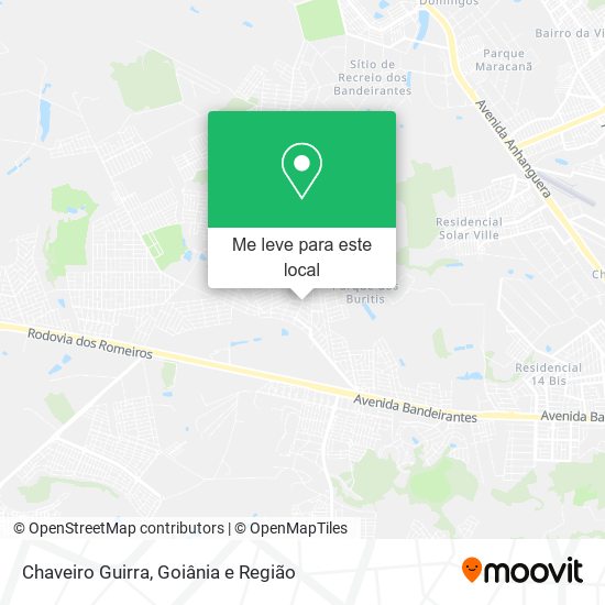 Chaveiro Guirra mapa