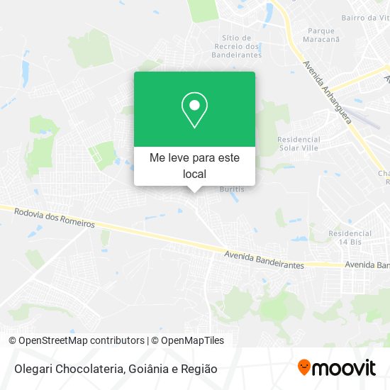 Olegari Chocolateria mapa