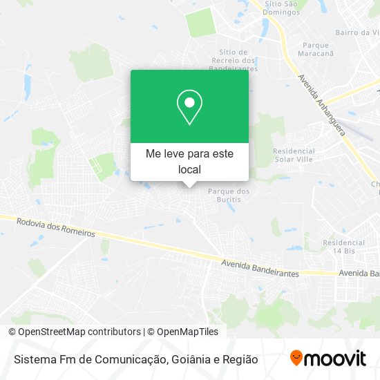 Sistema Fm de Comunicação mapa