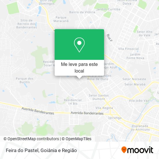 Feira do Pastel mapa