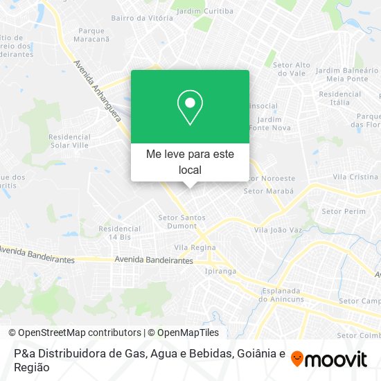 P&a Distribuidora de Gas, Agua e Bebidas mapa