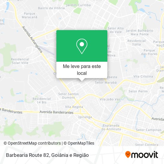 Barbearia Route 82 mapa