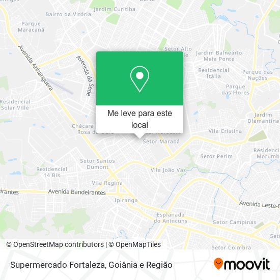 Supermercado Fortaleza mapa