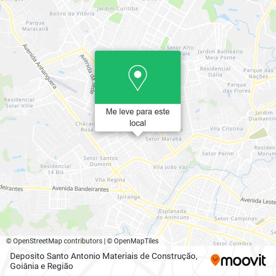 Deposito Santo Antonio Materiais de Construção mapa