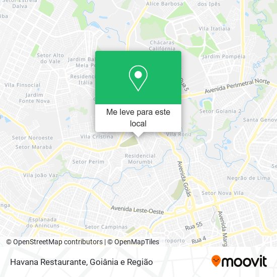 Havana Restaurante mapa