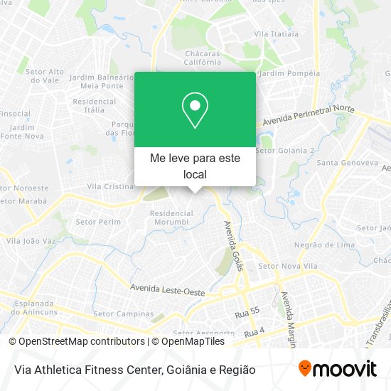 Via Athletica Fitness Center mapa