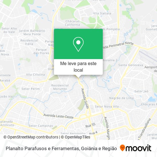 Planalto Parafusos e Ferramentas mapa