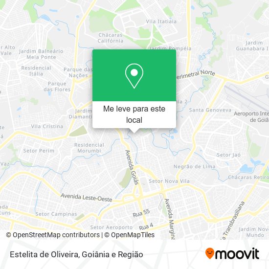 Estelita de Oliveira mapa