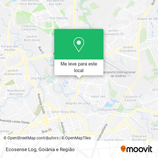 Ecosense Log mapa